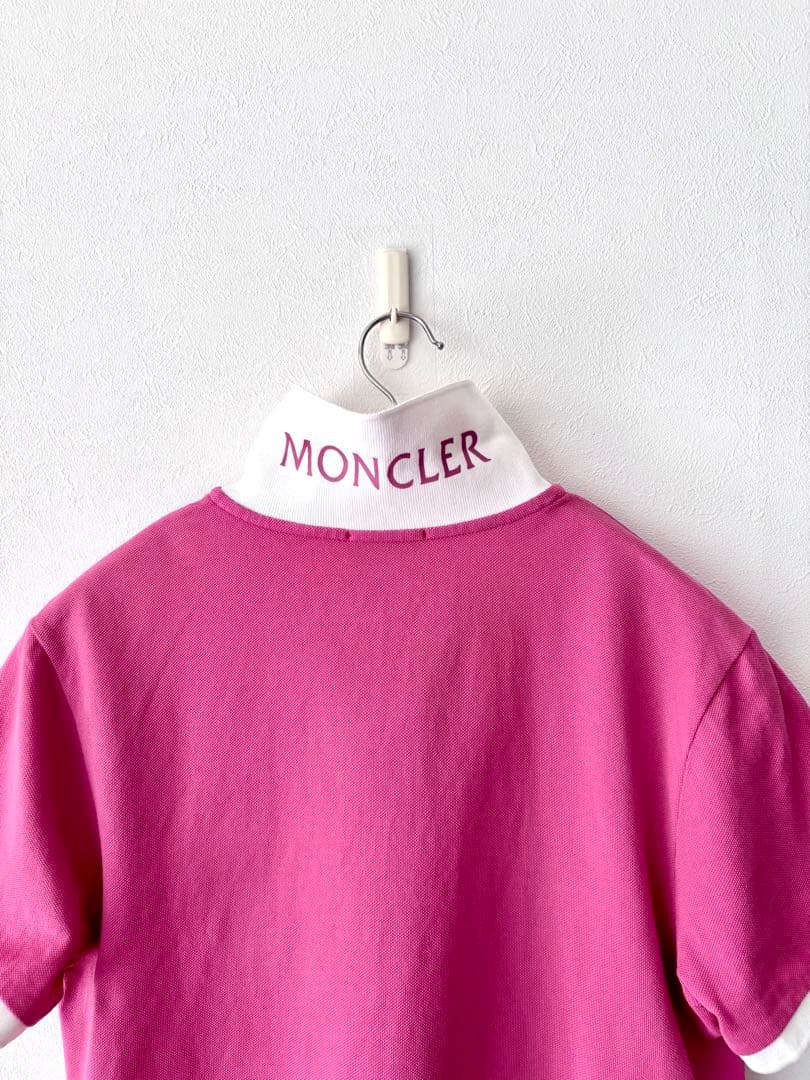 美品　MONCLER モンクレール　ピンク　ポロシャツ　S M