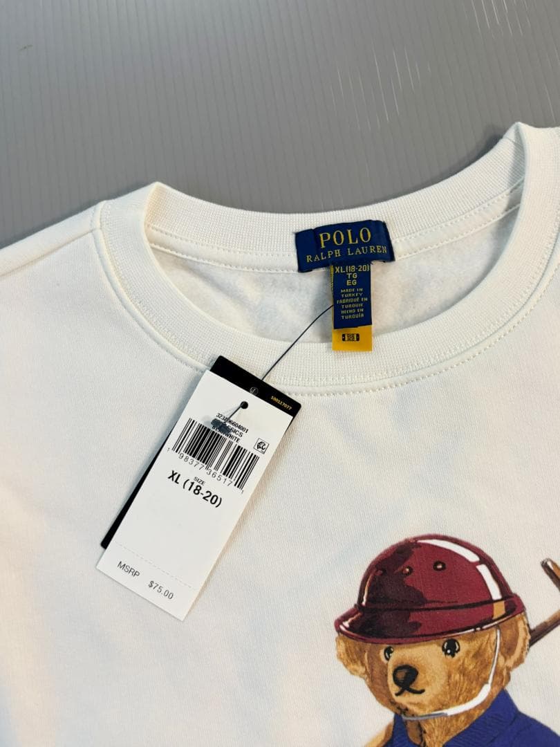 今季新作日本未入荷ラルフローレン　ポロベア　スウェット　ボーイズサイズXL170