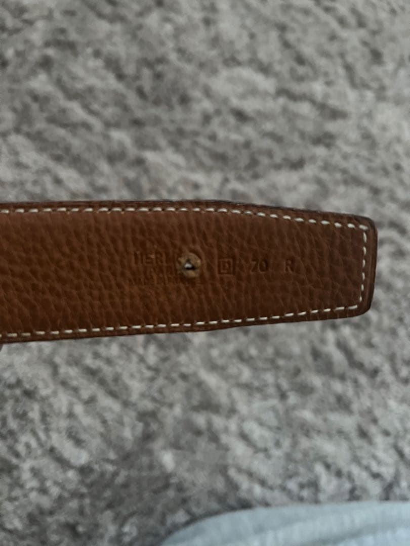 HERMES Hバックル リバーシブルベルト