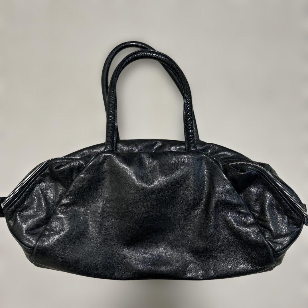 お*つ様 【JasMB】レザーボストンバッグ　黒