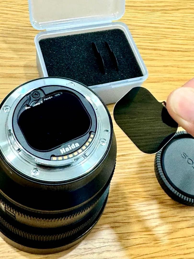 SONY FE 14mm f1.8 GM + HaidaリアレンズNDフィルター