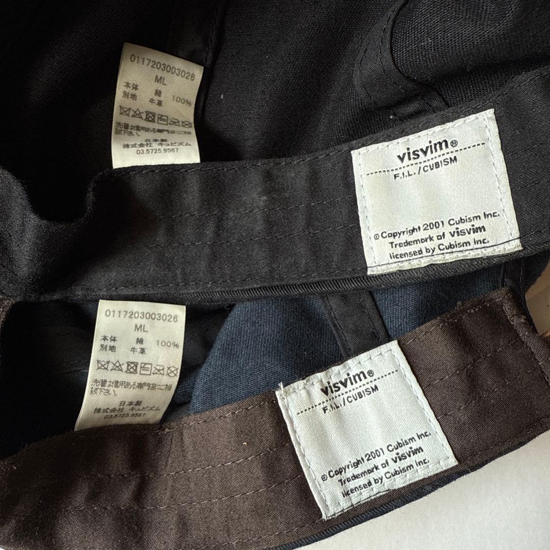visvim EXCELSIOR CAP セット売り ブラック ネイビー