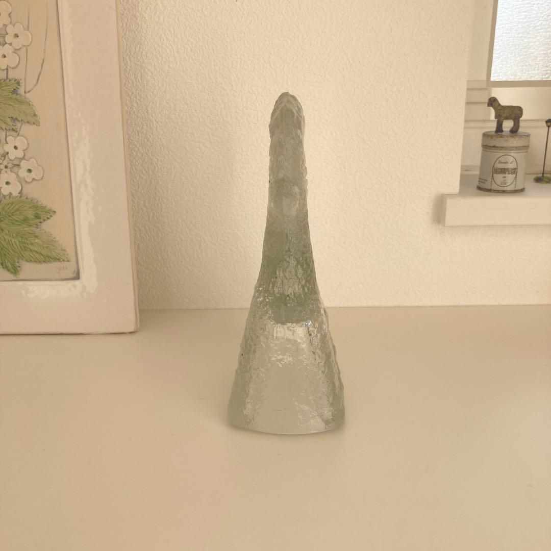 北欧ヴィンテージ　ガラスのユールボック　ヤギ　クリスマスオブジェ