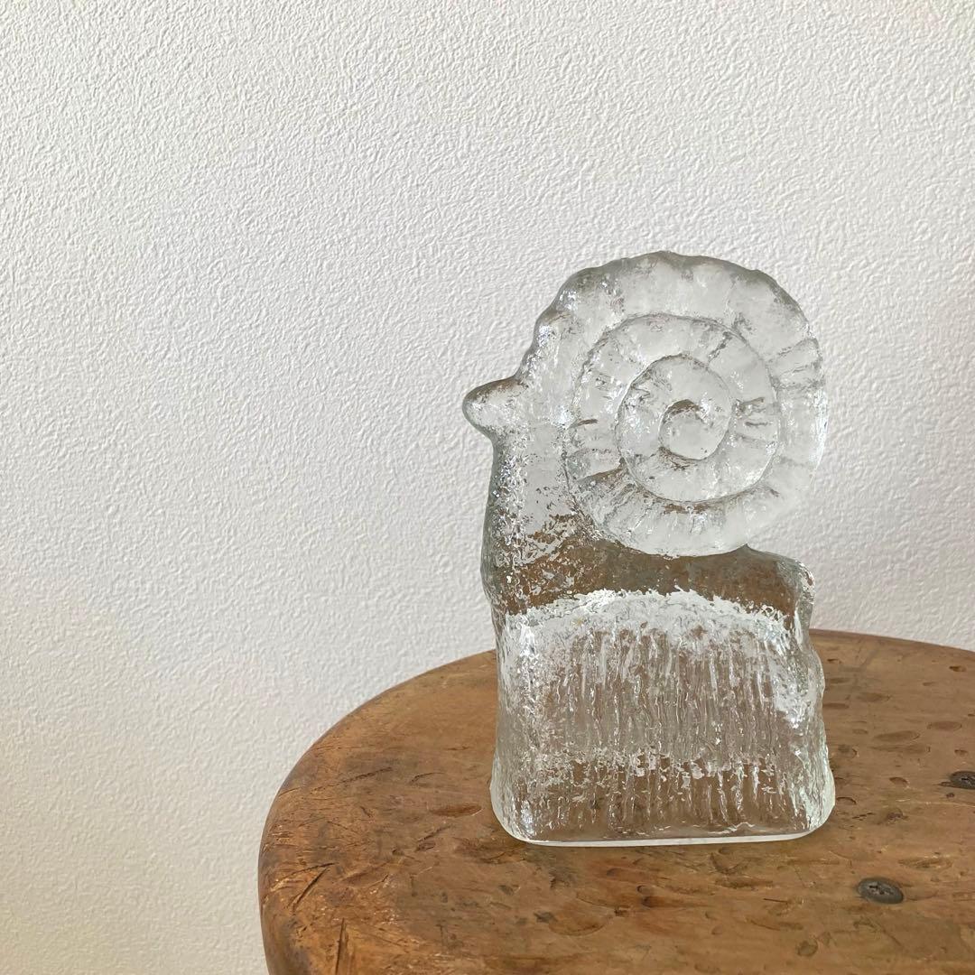 北欧ヴィンテージ　ガラスのユールボック　ヤギ　クリスマスオブジェ