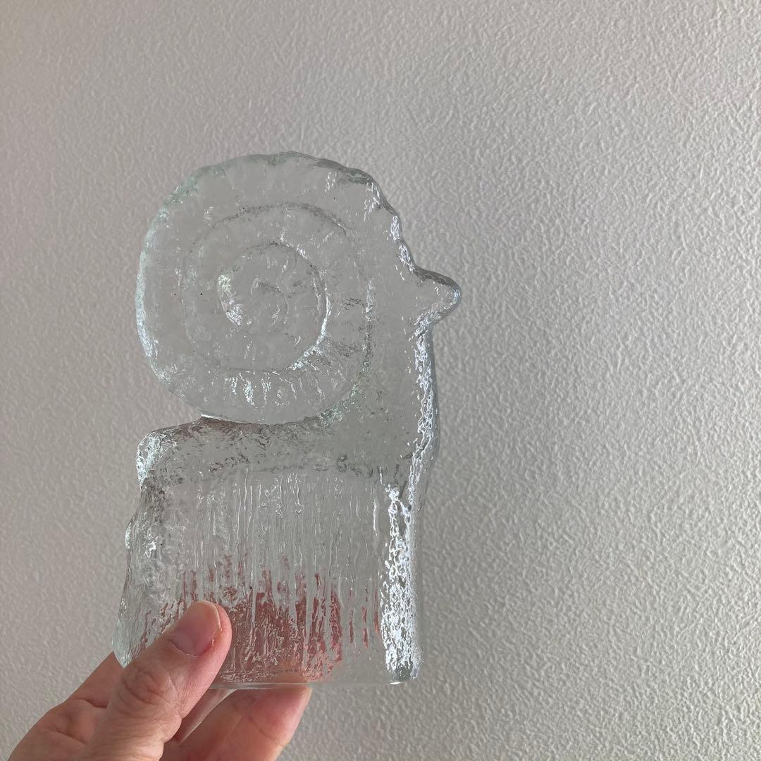 北欧ヴィンテージ　ガラスのユールボック　ヤギ　クリスマスオブジェ