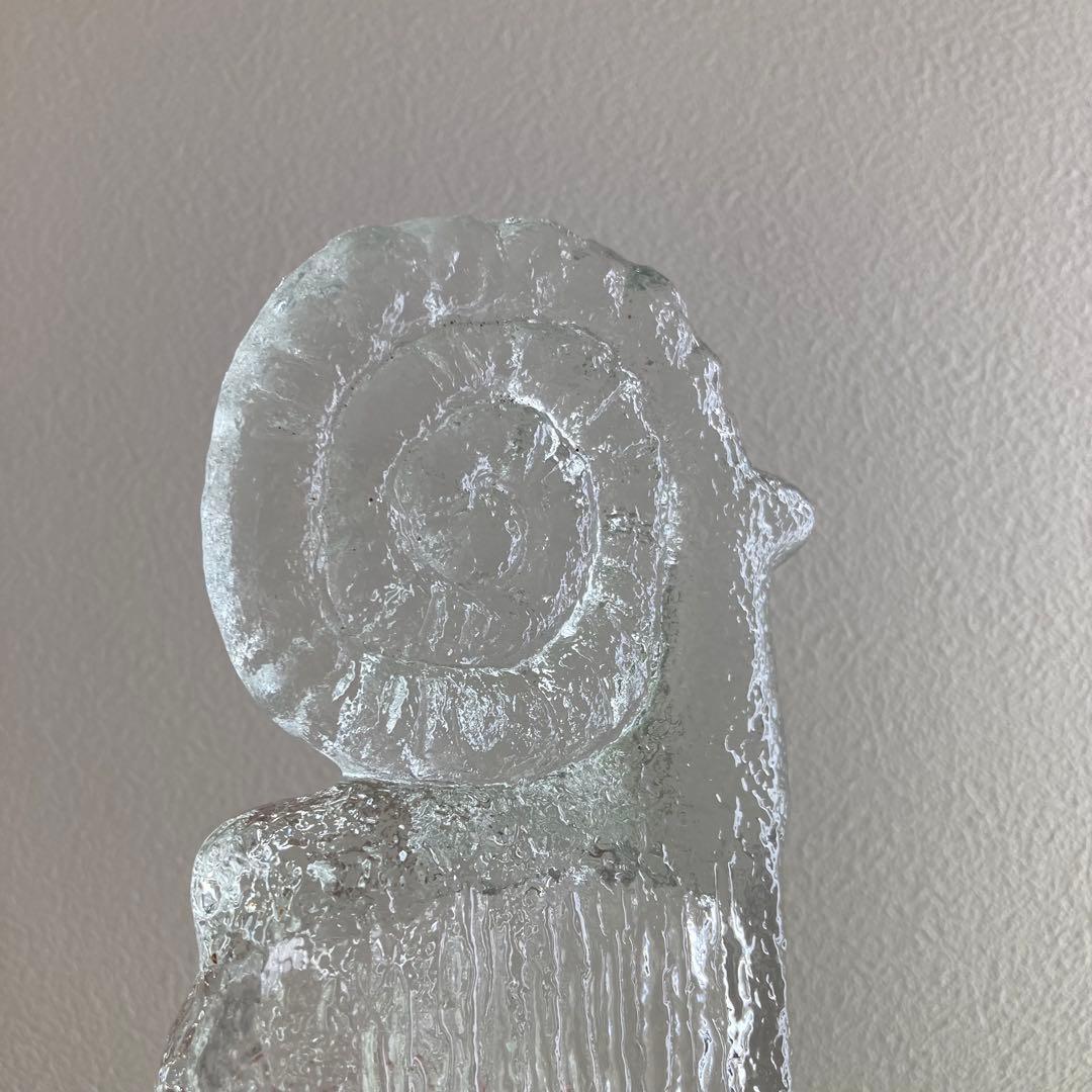 北欧ヴィンテージ　ガラスのユールボック　ヤギ　クリスマスオブジェ