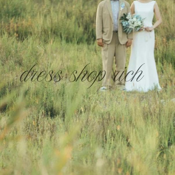 ウェディング　結婚式　前撮り　二次会　ソフトマーメイド　ノースリーブ　背中見せ