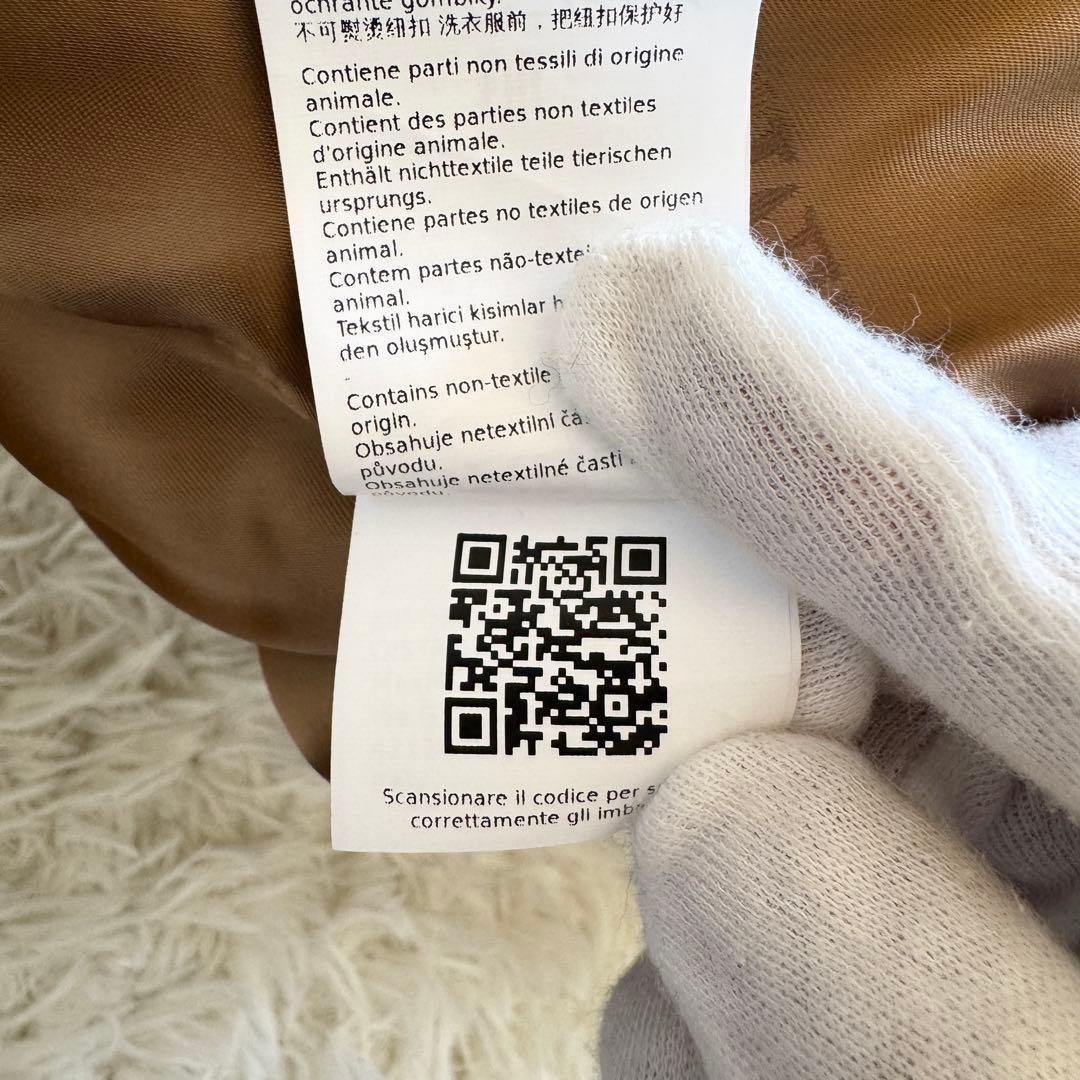 新品タグ付　マックスマーラ　テディベアコート　キャメル88%　M相当　シルク混