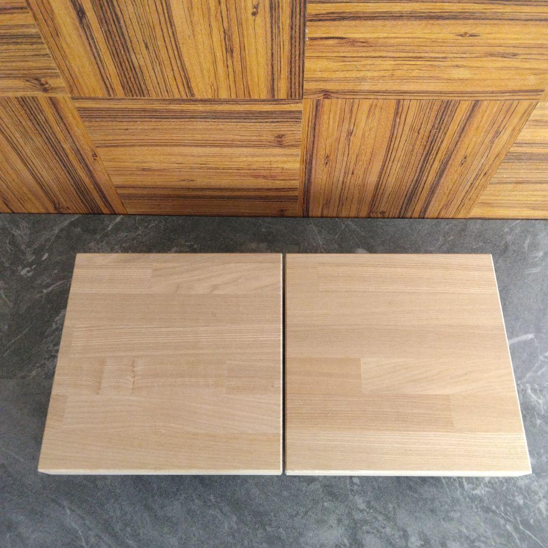 木製スピーカースタンド　無塗装