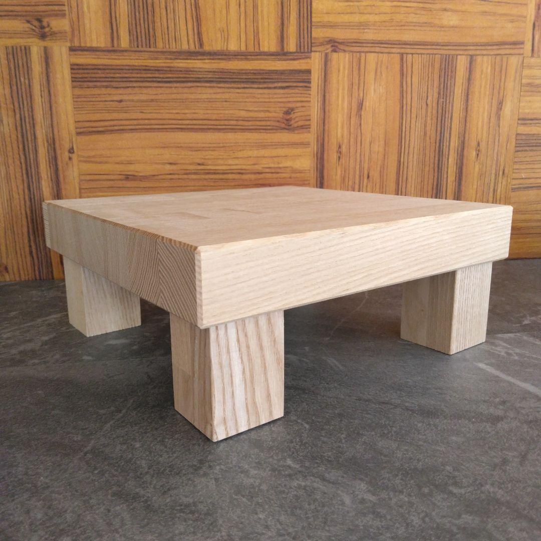 木製スピーカースタンド　無塗装