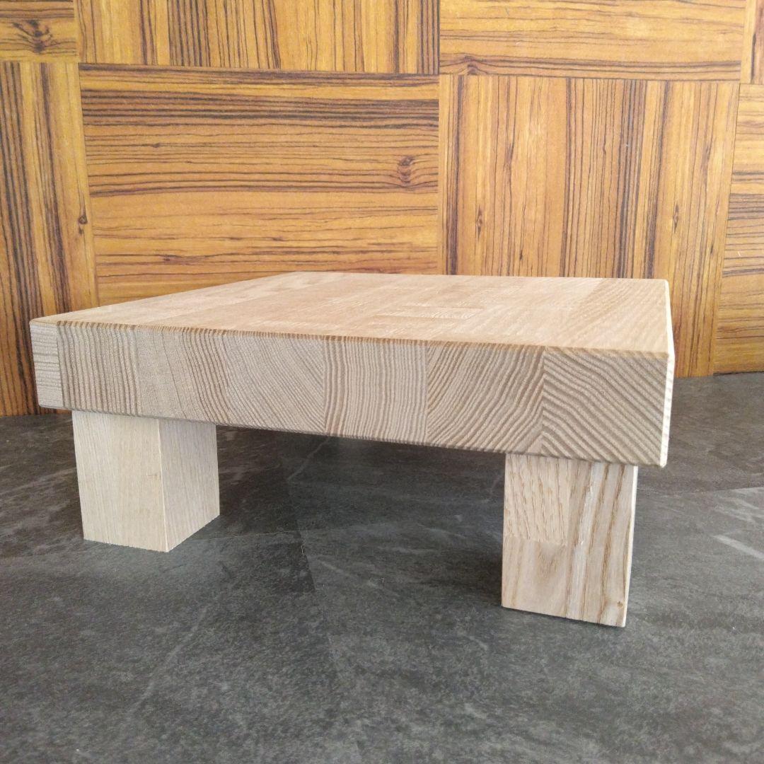 木製スピーカースタンド　無塗装