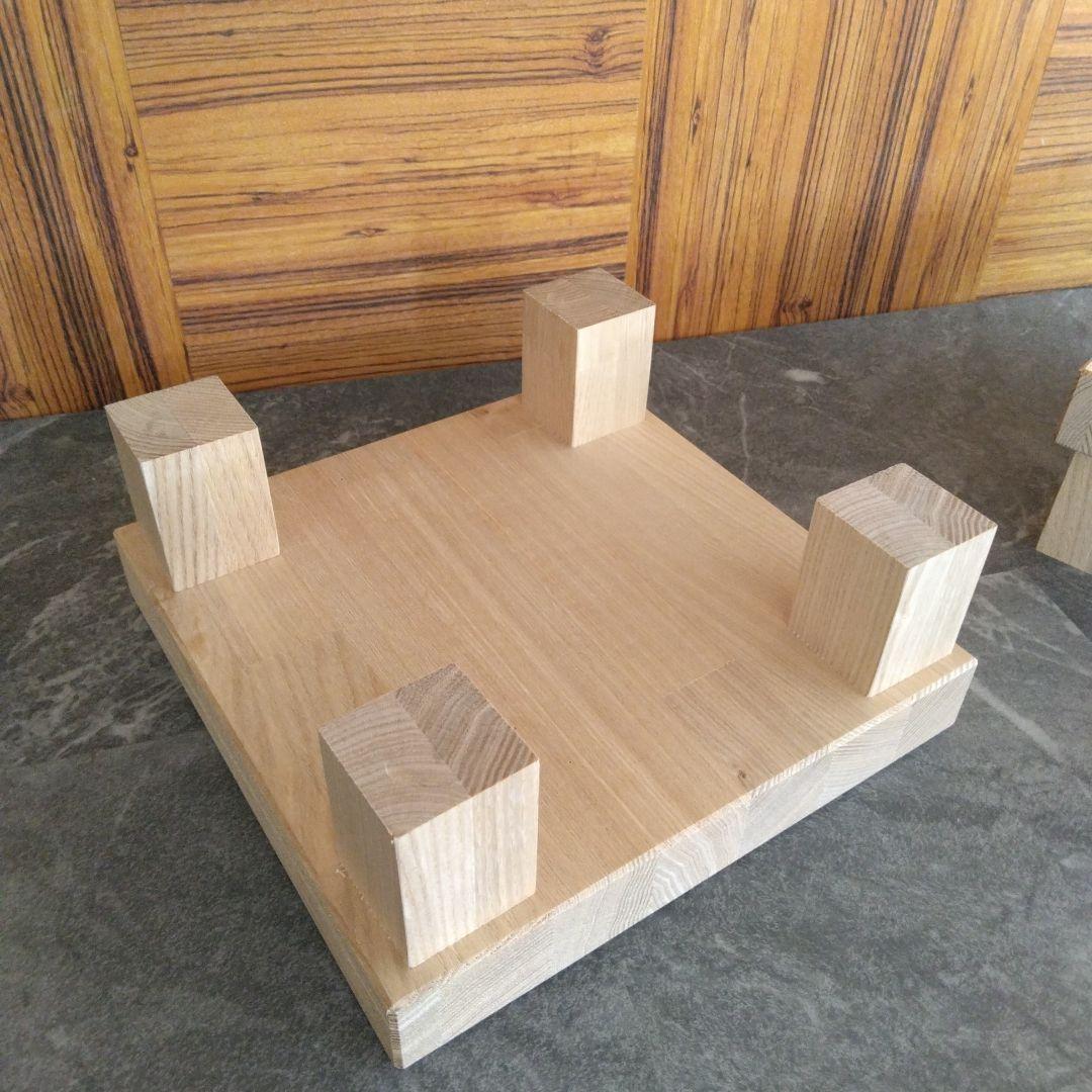 木製スピーカースタンド　無塗装