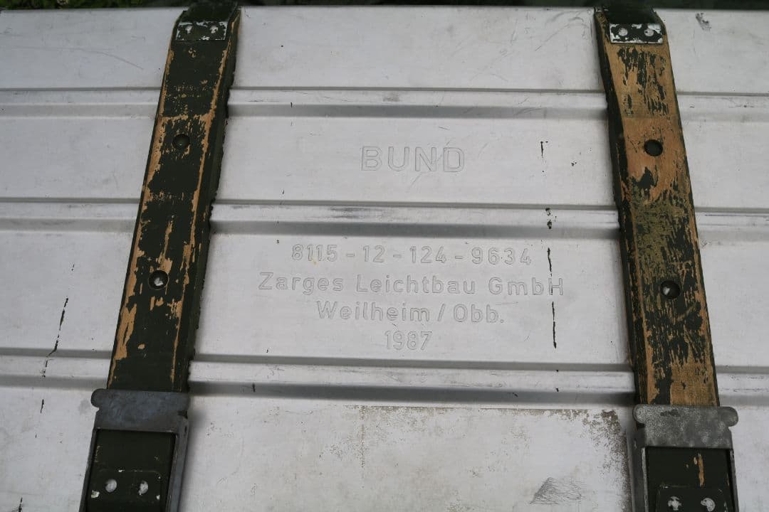 zarges ドイツ軍　ツァーゲス　ヴィンテージ　　アルミコンテナ