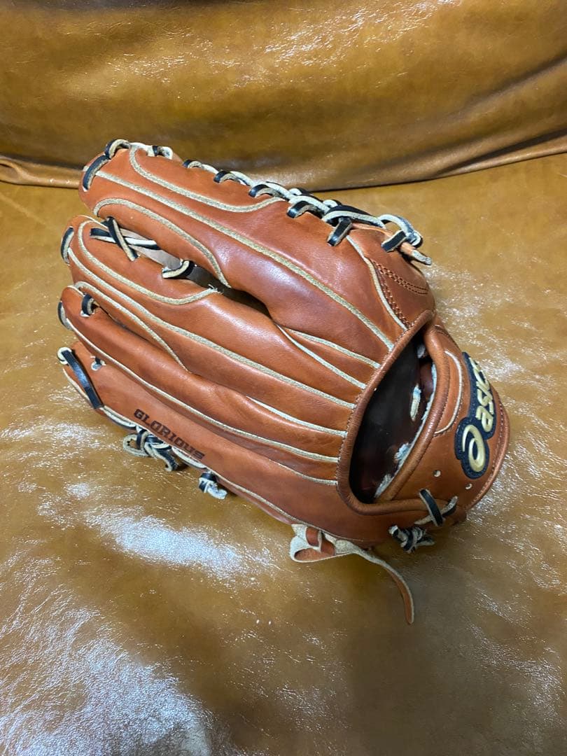 アシックス　asics ゴールドステージ　軟式　外野手　グローブ