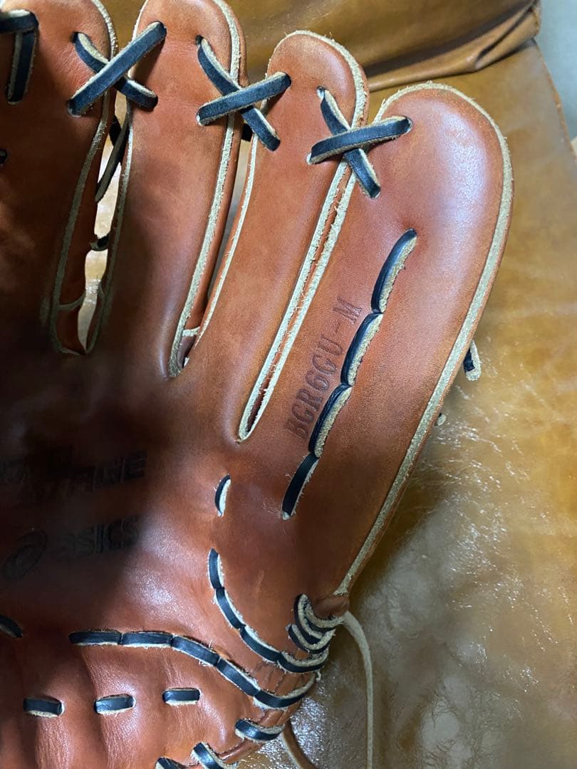 アシックス　asics ゴールドステージ　軟式　外野手　グローブ