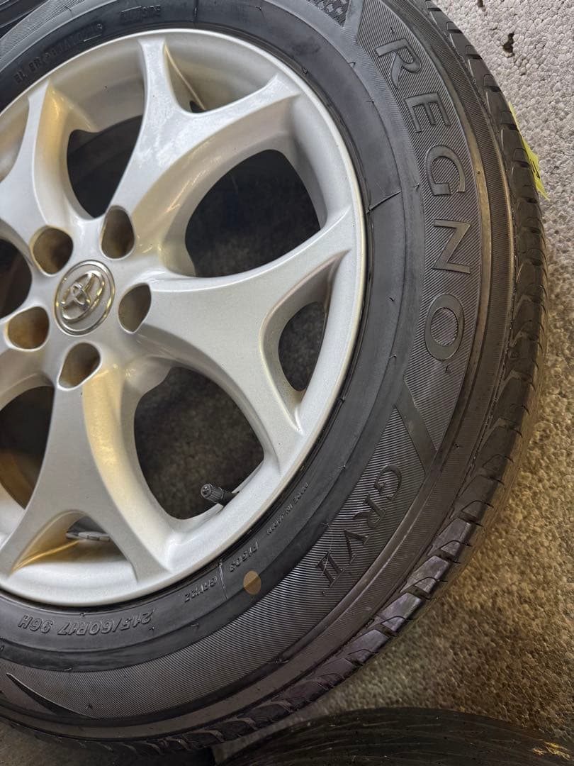 17インチ ホイールセット ブリヂストンREGNO トヨタ　エスティマ50系純正