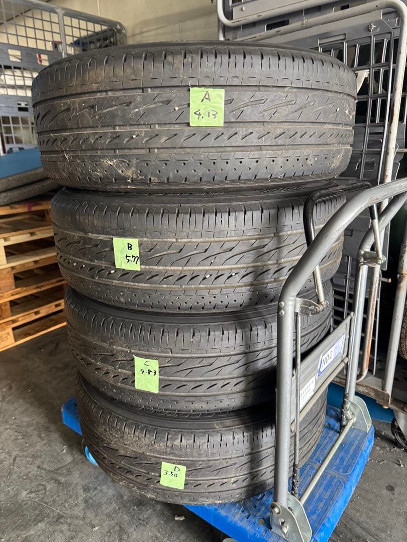 17インチ ホイールセット ブリヂストンREGNO トヨタ　エスティマ50系純正