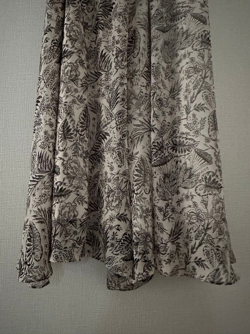 BEARDSLEY ガウチョパンツ　スカート見え　シフォン生地