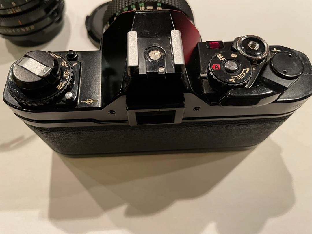 Canon AV-1 + FD 50 F1.4 + FD 200 F4 セット