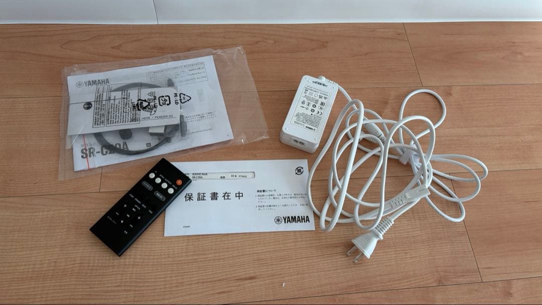 【美品】ヤマハ YAMAHA サウンドバー ホワイト SR-C20A W