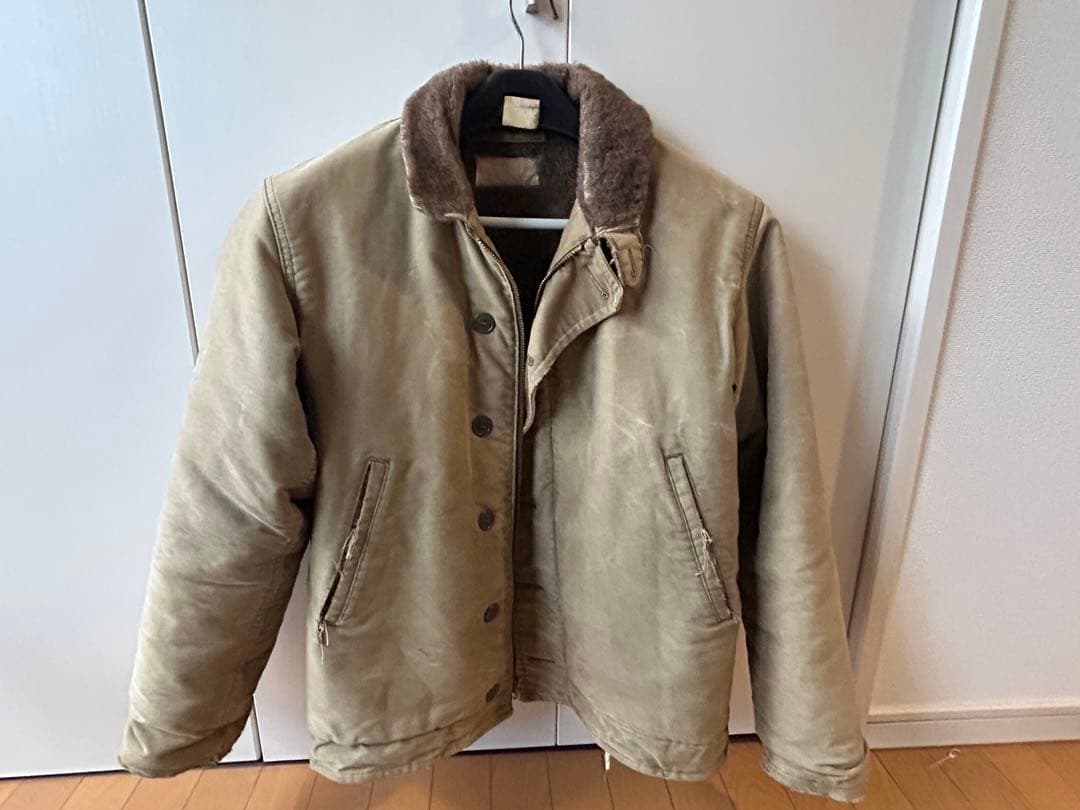 ビンテージ　希少US NAVY N1デッキジャケット！