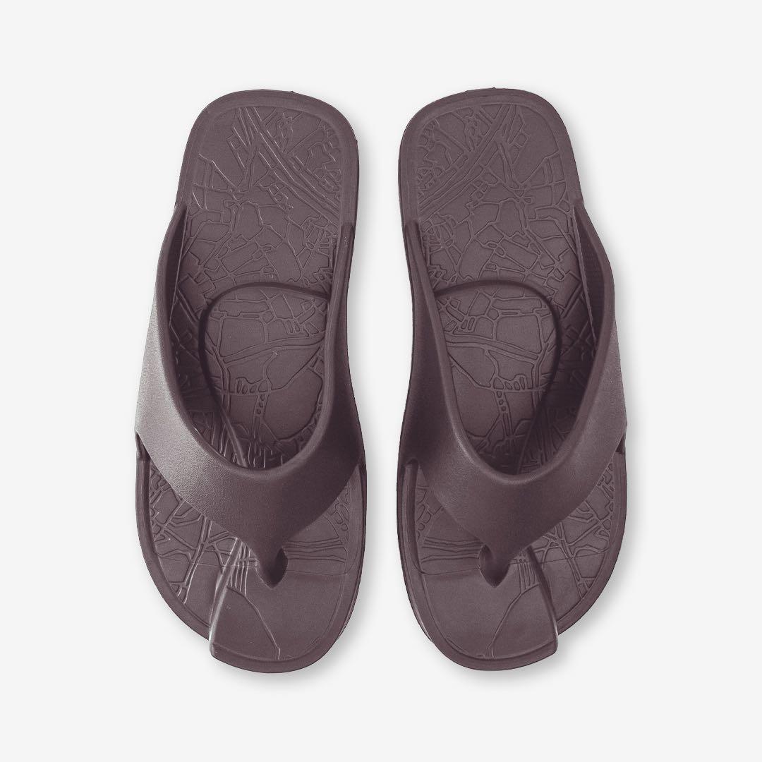 【ラクバキ】イージーサンダル ブラウン　スリッポンサンダル 厚底　Mサイズ