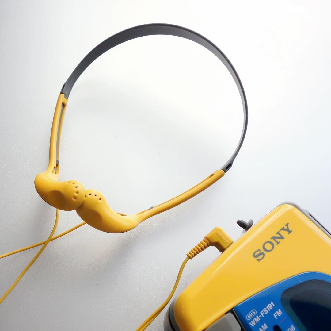 【整備品】WM-FS191 ソニー スポーツ カセットウォークマン ヘッドホン