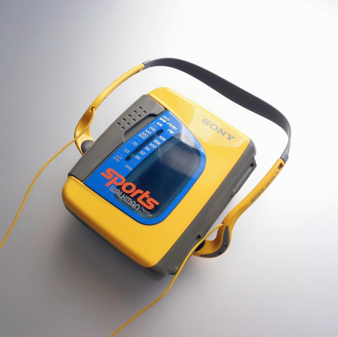 【整備品】WM-FS191 ソニー スポーツ カセットウォークマン ヘッドホン