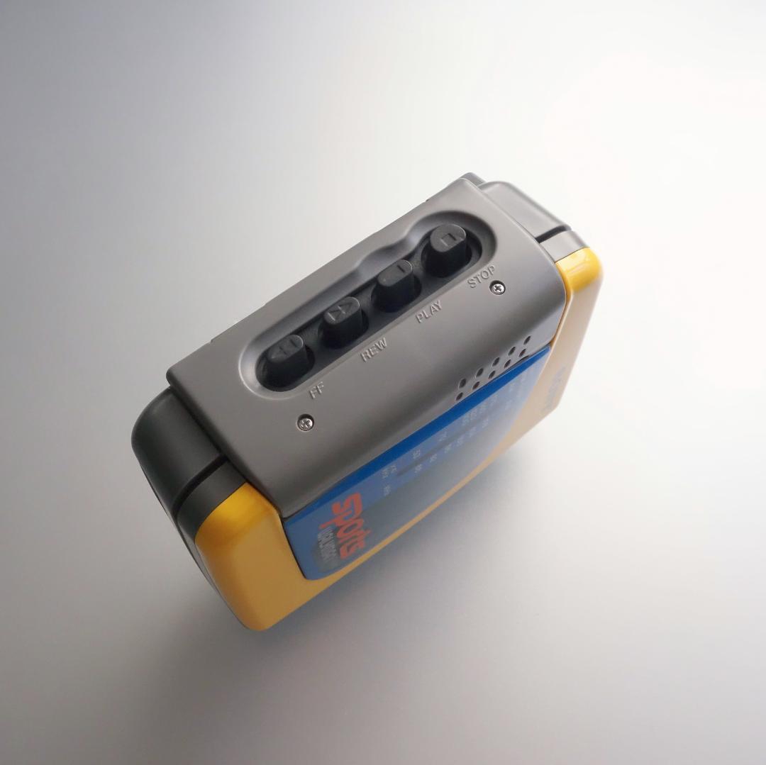 【整備品】WM-FS191 ソニー スポーツ カセットウォークマン ヘッドホン