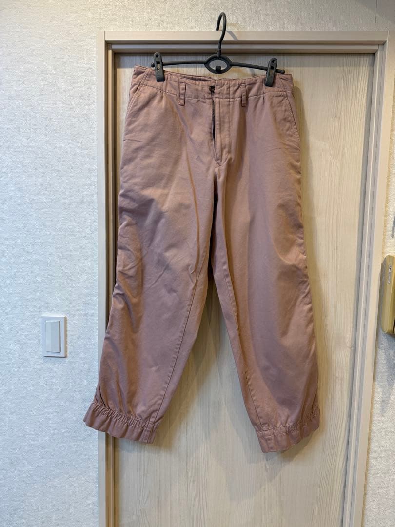 kolor BEACON ピンク パッカリングパンツ ブサイクパンツ