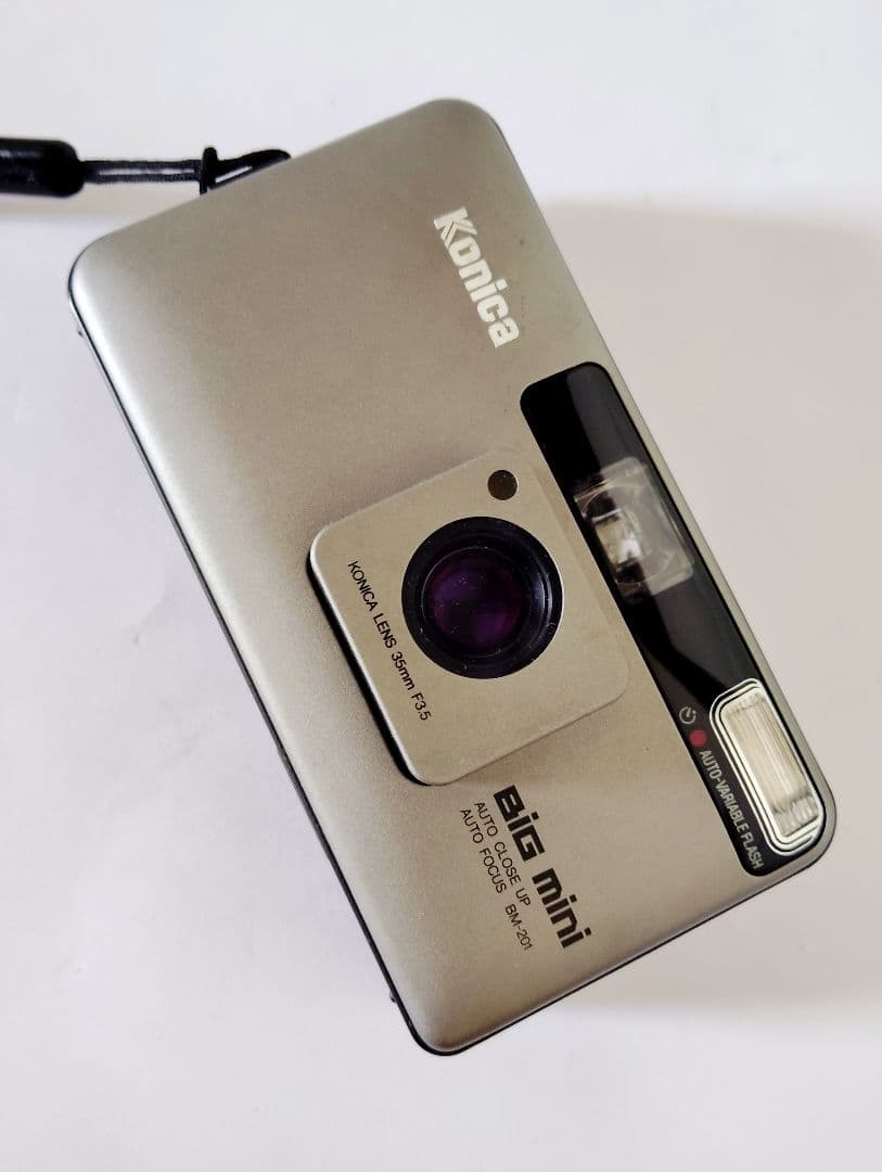 作動品　コニカKonica BiG mini BM-201フィルムカメラ