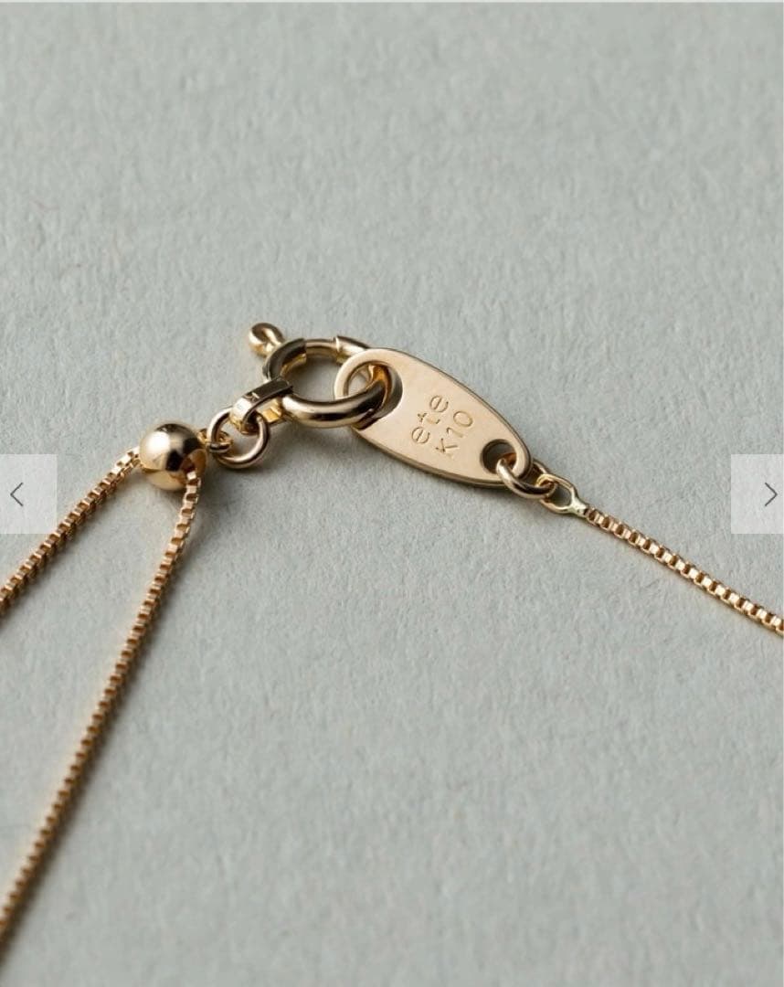 ete 10KYG ベネチアンネックレス