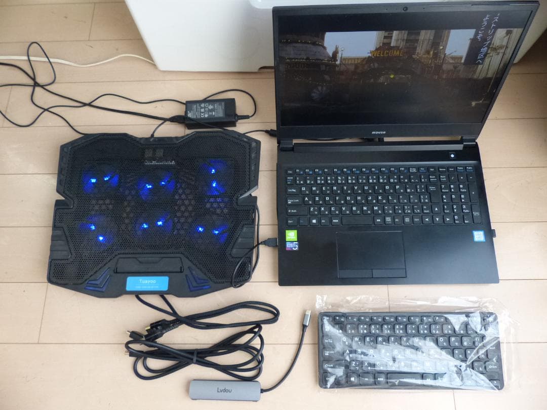 i7-第9世代、32G、SSD512G+HDD1TB,マススコンピュータ冷却付き