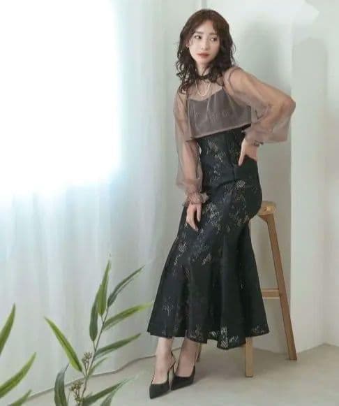 美品 kana カナ チュールボレロセット S パーティー 結婚式 お呼ばれ