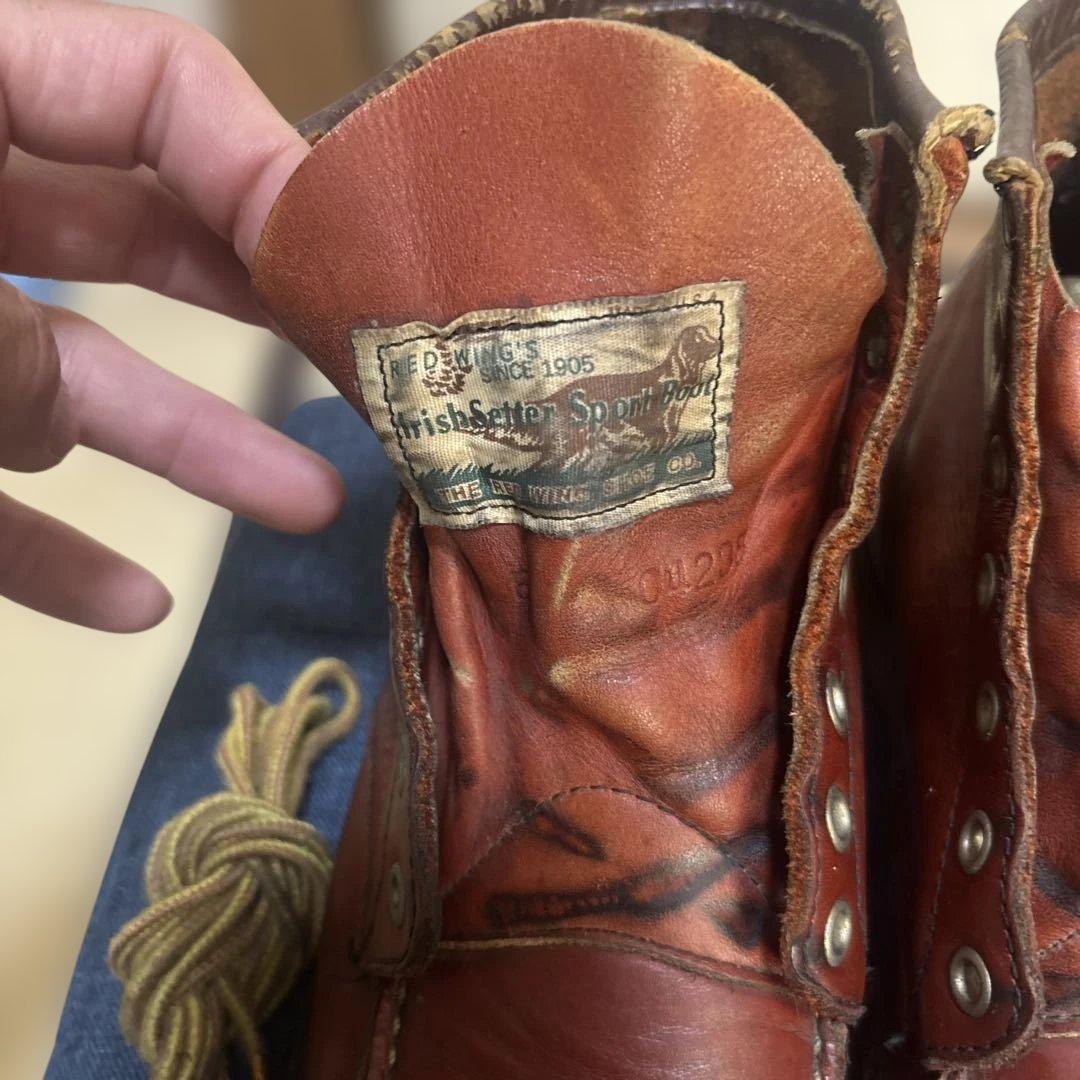 レッドウィング　表四角犬タグ　８E