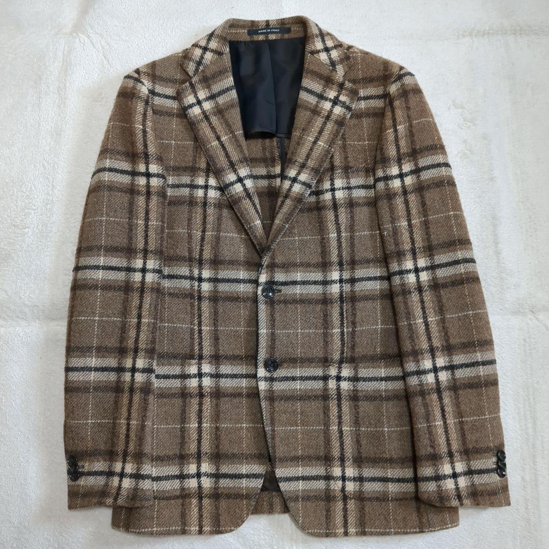 美品 タリアトーレ ブリッラ別注 テーラード アンコンジャケット ウール