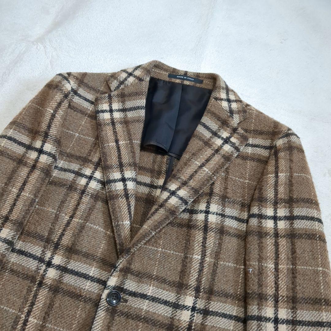 美品 タリアトーレ ブリッラ別注 テーラード アンコンジャケット ウール