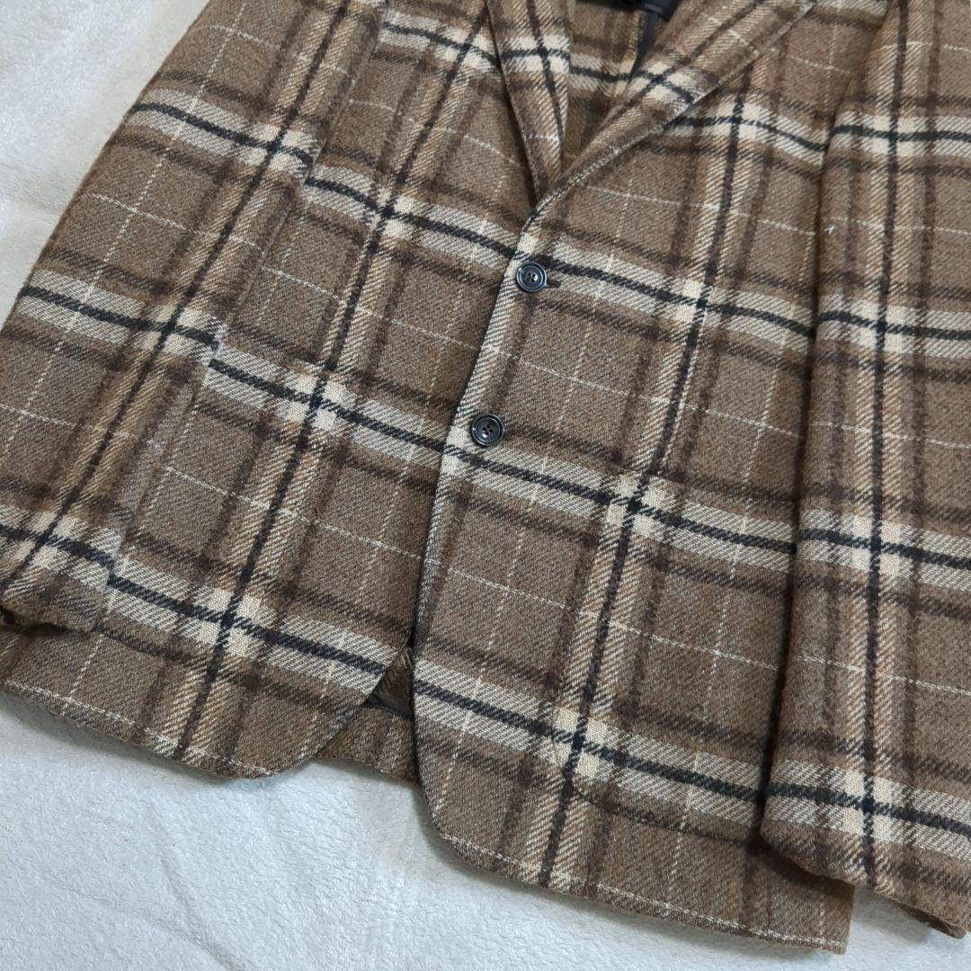 美品 タリアトーレ ブリッラ別注 テーラード アンコンジャケット ウール