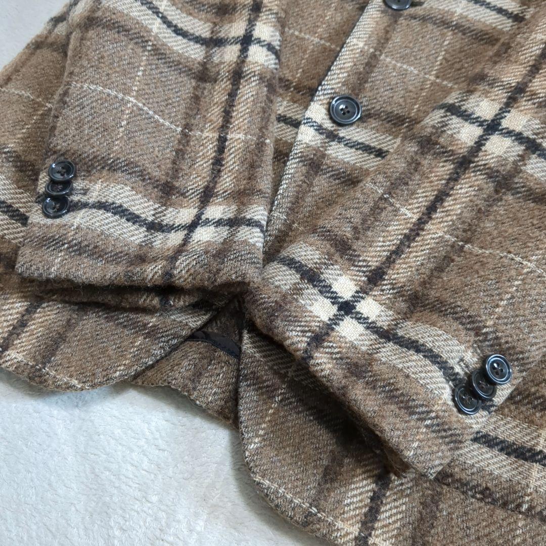 美品 タリアトーレ ブリッラ別注 テーラード アンコンジャケット ウール