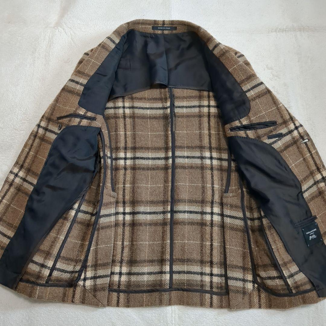 美品 タリアトーレ ブリッラ別注 テーラード アンコンジャケット ウール