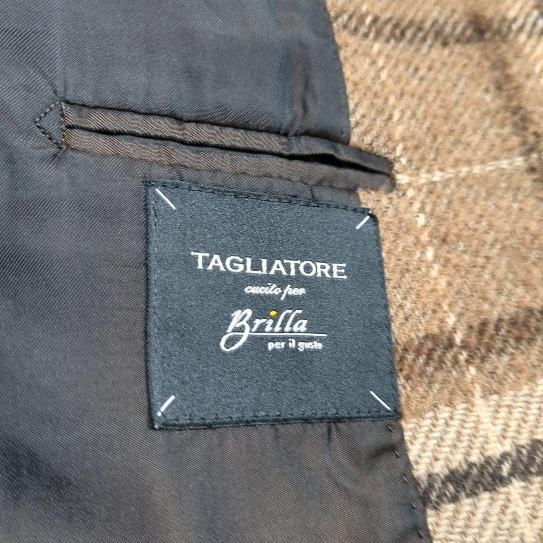 美品 タリアトーレ ブリッラ別注 テーラード アンコンジャケット ウール