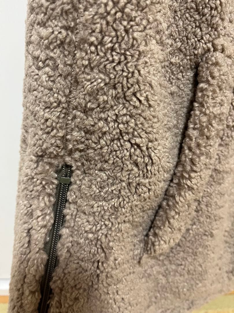 プラージュ　ボアベスト　ブラウン　美品