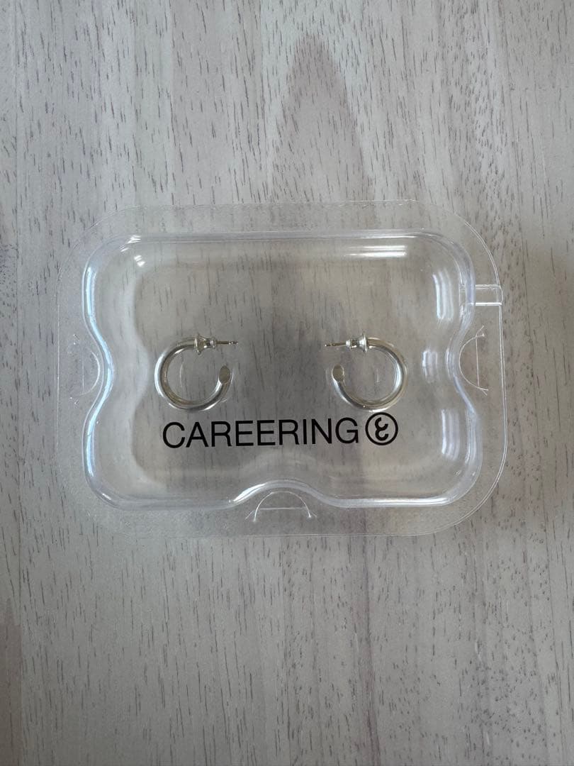 CAREERING シルバー フープピアス　501