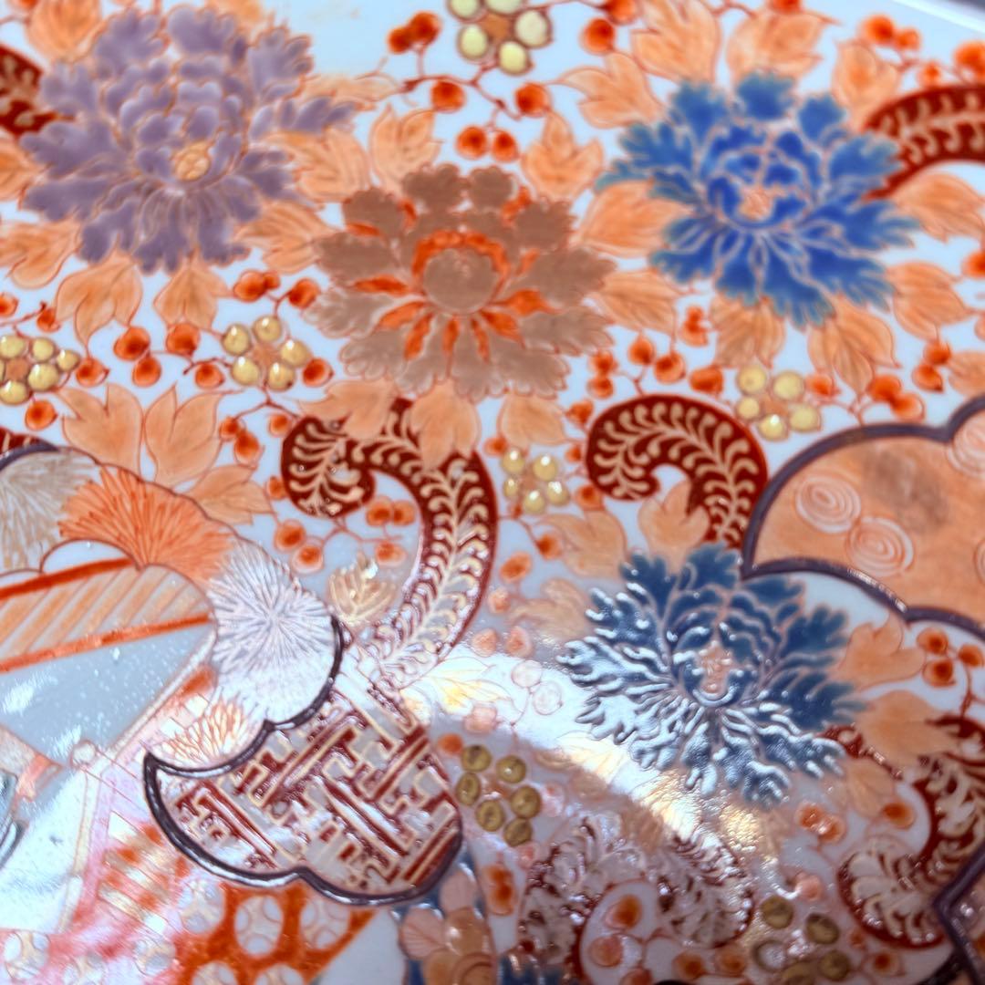 1856～1900年　明治時代　肥碟山信甫製　田代紋左衛門　名品　絢爛豪華　大鉢