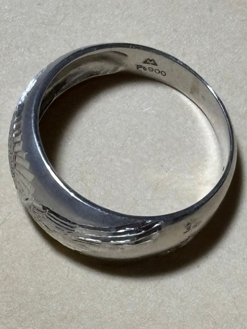 中古美品 Pt900プラチナリング 6g