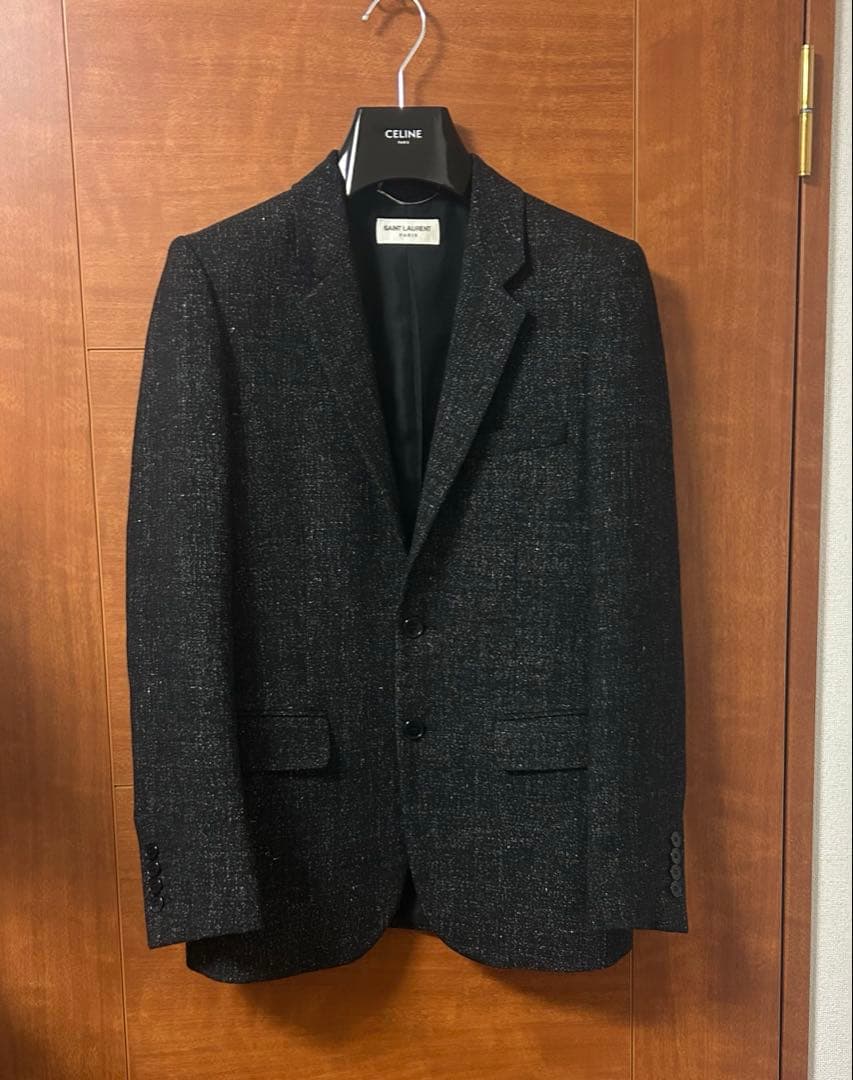 すあー　サンローラン　テーラードジャケット　ブラック　極美品　エディ