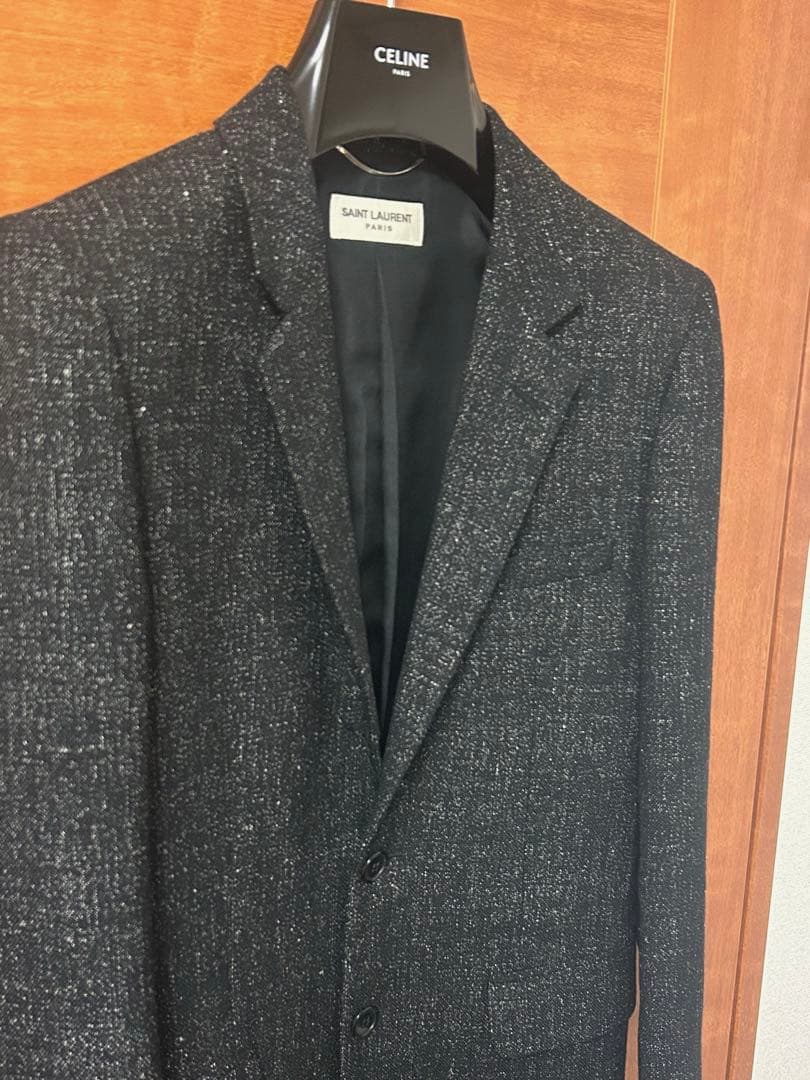 すあー　サンローラン　テーラードジャケット　ブラック　極美品　エディ