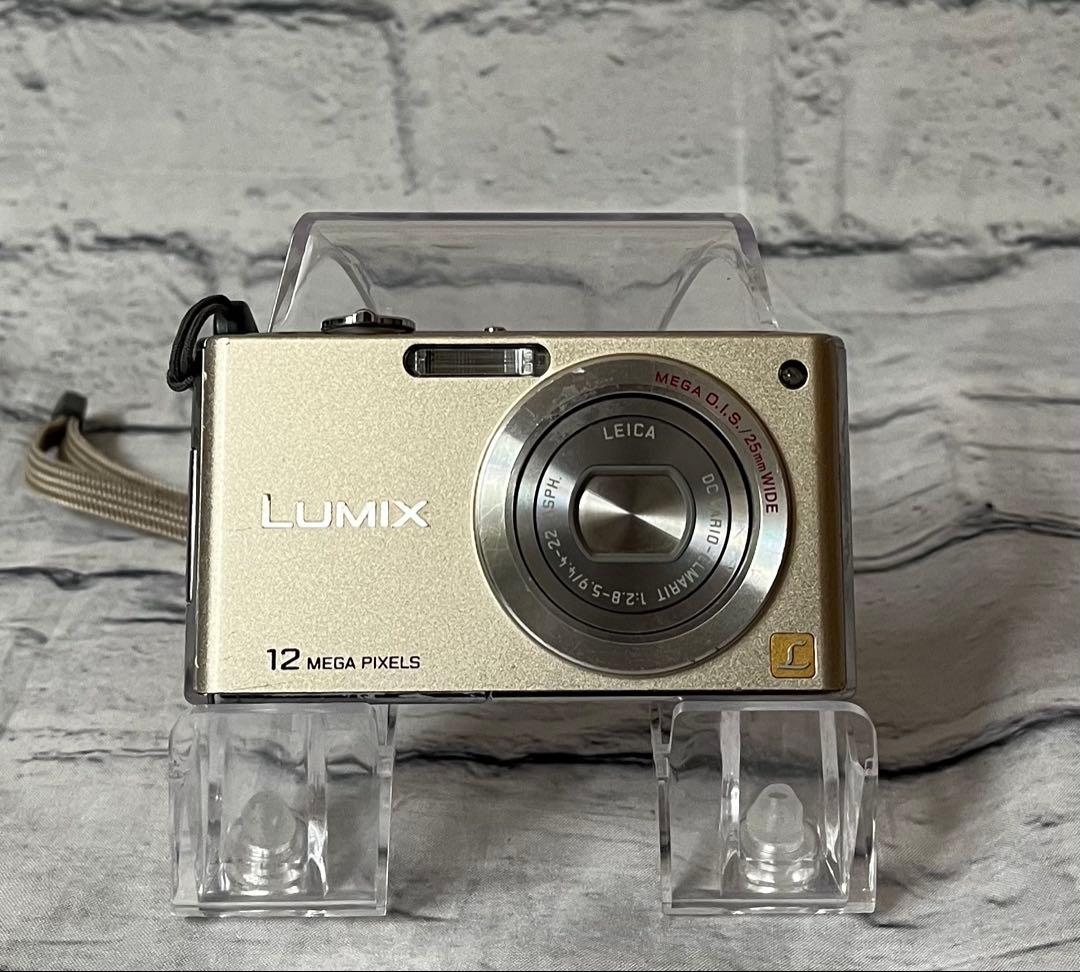PanasonicパナソニックLUMIXゴールドコンパクトデジカメ中古