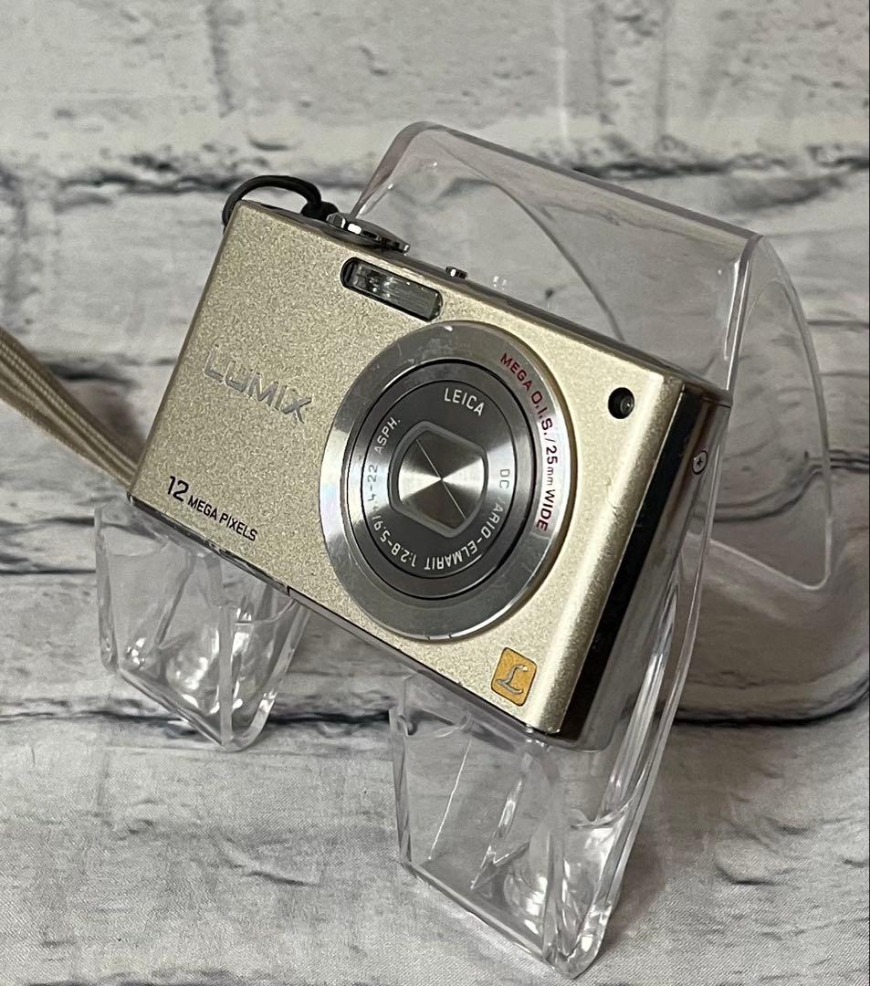 PanasonicパナソニックLUMIXゴールドコンパクトデジカメ中古