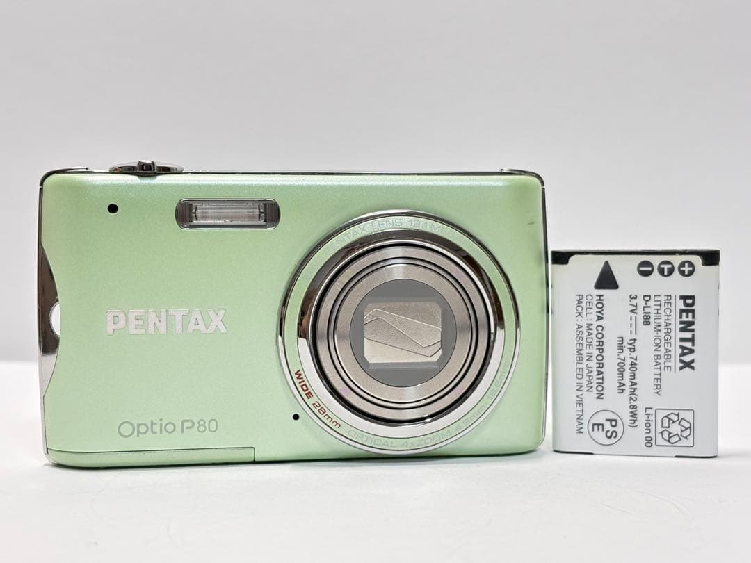 PENTAX Optio P80 コンパクトカメラ コンデジ デジカメ 難あり